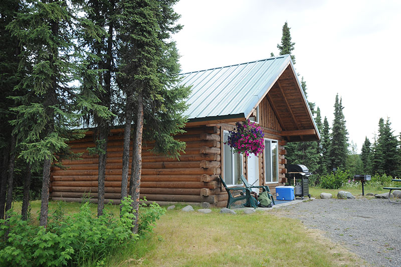 Alaska Red Fish Lodge Cabin Exterior