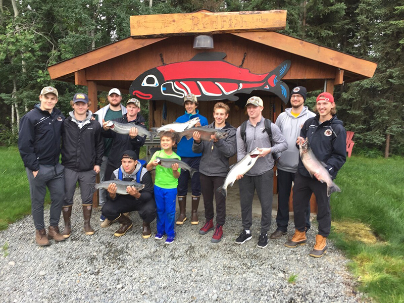 Alaska Red Fish Lodge Guests